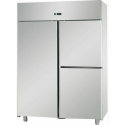 ARMADIO REFRIGERATO GN 2/1 MONOBLOCCO IN ACCIAIO INOX CON 1 PORTA E 2 SPORTELLI - Temperatura -18 / -22 C