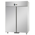 ARMADIO REFRIGERATO GN 2/1 MONOBLOCCO IN ACCIAIO INOX PER PESCE CON 2 PORTE - Temperatura -2 / 8 C