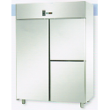 ARMADIO REFRIGERATO MONOBLOCCO IN ACCIAIO INOX CON 1 PORTA E 2 SPORTELLI PER TEGLIE 60x40 cm - Temperatura 0 / 10 C