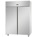 ARMADIO REFRIGERATO MONOBLOCCO IN ACCIAIO INOX CON 2 PORTE PER TEGLIE 60x40 cm - Temperatura -18 / -22 C