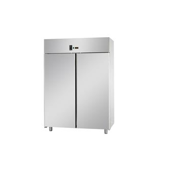 ARMADIO STATICO GN 2/1 IN ACCIAIO INOX CON 2 PORTE - Temperatura 0 / 10 C