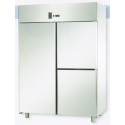 ARMADIO STATICO GN 2/1 IN ACCIAIO INOX CON 1 PORTA E 2 SPORTELLI - Temperatura 0 / 10 C