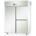 ARMADIO STATICO GN 2/1 IN ACCIAIO INOX CON 1 PORTA E 2 SPORTELLI E ALLESTIMENTO CARNE - Temperatura 0 / 10 C