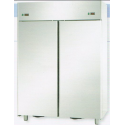 ARMADIO COMBINATO REFRIGERATO IN ACCIAIO INOX A DOPPIA TEMPERATURA CON 2 PORTE - Temperatura -18 / -22 C