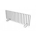 GRAY PLASTIC-COATED DIVIDER FOR SHELF