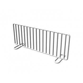 SÉPARATEUR PLASTIFIÉ GRIS POUR ÉTAGÈRE
