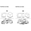 PRODUTTORE DI GHIACCIO - CUBETTI A FORMA DI DADO E MEZZO DADO