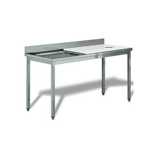 TABLE DE PRÉPARATION DE VIANDE/POISSON COMPLÈTE AVEC CUVE