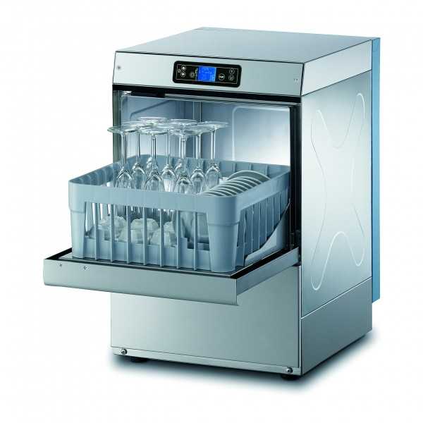 Lavabicchieri elettronica H.66 cm - Cesto quadrato 35x35 cm - Altezza max bicchiere 24 cm - Dosatori detergente e brillantante installati di serie Lavabicchieri elettronica H.66 cm - Cesto quadrato 35x35 cm - Altezza max bicchiere 24 cm - Dosatori detergente e brillantante installati di serie