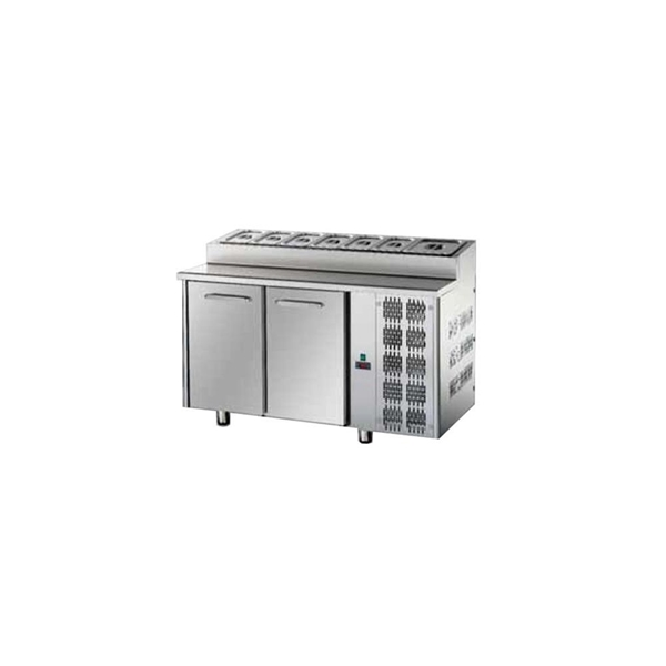 TAVOLO REFRIGERATO SNACK GN 1/1 A TEMPERATURA NORMALE 2 PORTE