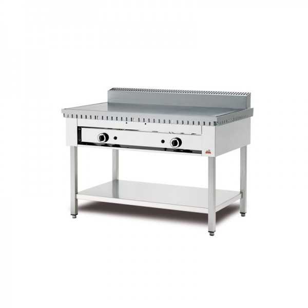CUISINIÈRE À GAZ PIADA SUR SUPPORT EN ACIER INOXYDABLE 10