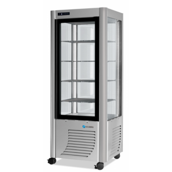 Display freezer with 4 glass sides 400 litres 400BT
