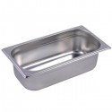 BACINELLE GASTRONORM ACCIAIO INOX AISI 304 GN 1/3 (32
