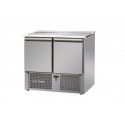 SALADETTE 2 PORTE CON COPERCHIO IN ACCIAIO INOX