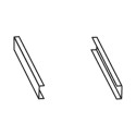 PAIR OF STAINLESS STEEL \'\'C\'\' GUIDES
