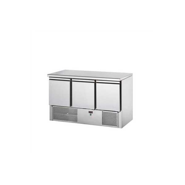 SALADETTE 3 PORTES AVEC DESSUS EN ACIER INOXYDABLE