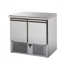 SALADETTE 2 PORTE CON PIANO IN ACCIAIO INOX