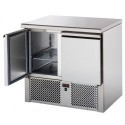 SALADETTE 2 PORTE CON PIANO IN ACCIAIO INOX