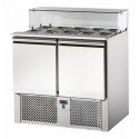 SALADETTE 2 PORTE CON VETRO PIATTO TEMPERATO