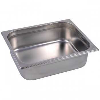 BACINELLE GASTRONORM ACCIAIO INOX AISI 304 GN 1/2 | 32,5 x 26,5 CM