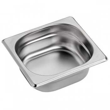 BACINELLE GASTRONORM ACCIAIO INOX AISI 304 GN 1/6 (17