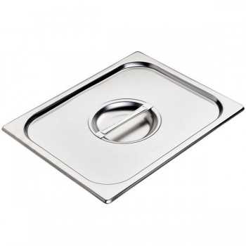 COPERCHIO GASTRONORM ACCIAIO INOX AISI 304 GN 1/2 | 32,5 x 26,5 CM