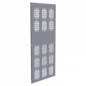VERTICAL PERFORATED PARTITION IN STAINLESS STEEL - FOR TWO DOOR FRIDGE CABINETS