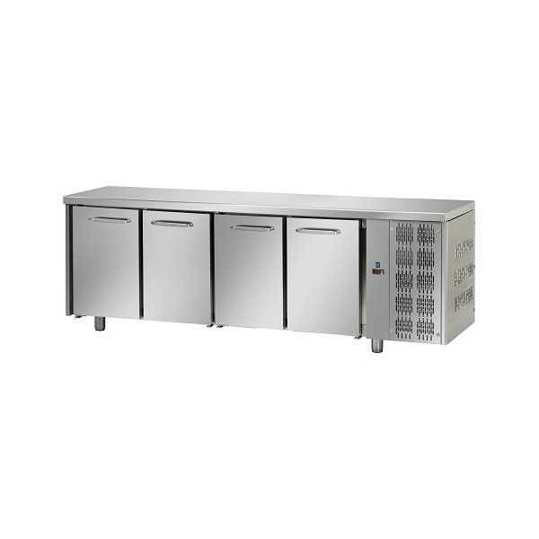 TABLE RÉFRIGÉRÉE BASSE TEMPÉRATURE GN 1/1 AVEC 4 PORTES TABLE RÉFRIGÉRÉE BASSE TEMPÉRATURE GN 1/1 AVEC 4 PORTES