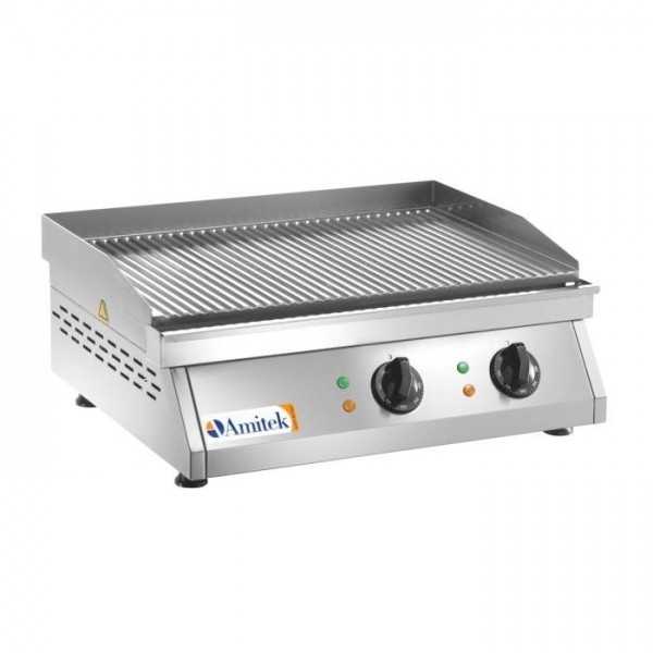 PLAQUE DE CUISSON ÉLECTRIQUE - PLAQUE NERVURÉE - L.60 x P.50 x H.20 cm