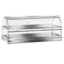 VETRINA NEUTRA INOX 2 PIANI