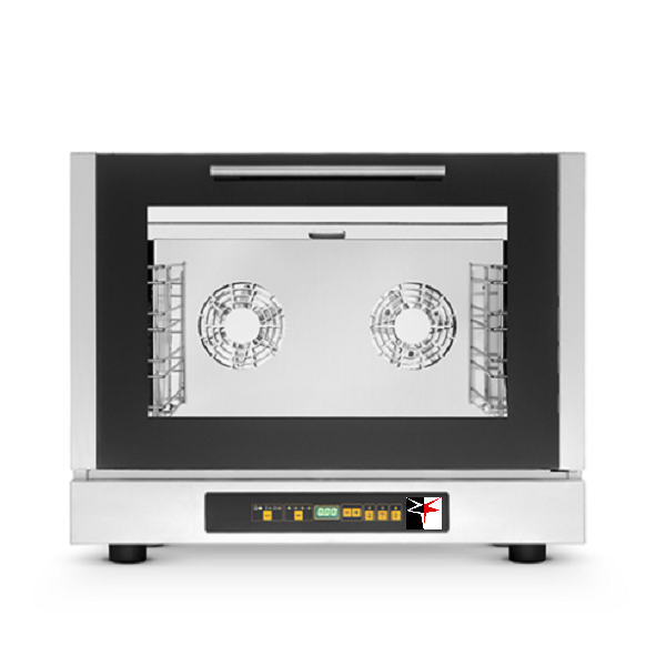 FORNO ELETTRICO DIGITALE A CONVEZIONE CON UMIDIFICAZIONE - 4 TEGLIE GN 1/1