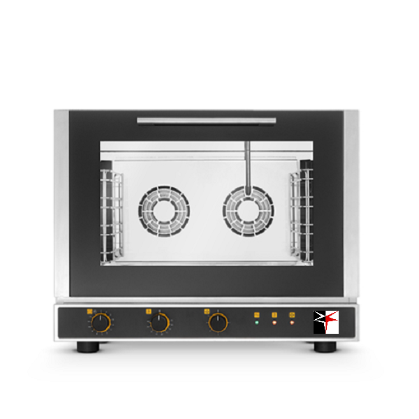 FORNO ELETTRICO VENTILATO A CONVEZIONE CON VAPORE - 4 TEGLIE GN 1/1