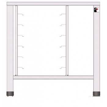 FIXED TABLE IN AISI 430 WITH UNIVERSAL SUPPORTS - L.78.5