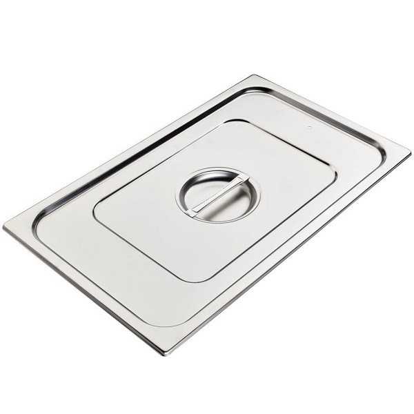 COUVERCLE GASTRONORM EN ACIER INOXYDABLE AISI 304 GN 1/1 (53 x 32