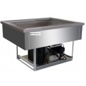 VASCA INOX REFRIGERATA DA INCASSO - 3 VASCHE GN 1/1