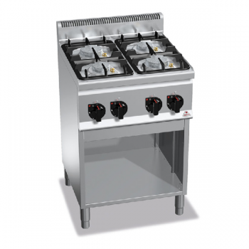 CUCINA A GAS 4 FUOCHI SU VANO - ECO POWER - SERIE 60