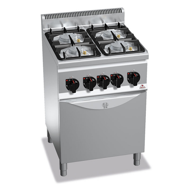 CUISINIÈRE À GAZ 4 FEUX SUR FOUR À GAZ 1/1 - ECO POWER - SÉRIE 60 CUISINIÈRE À GAZ 4 FEUX SUR FOUR À GAZ 1/1 - ECO POWER - SÉRIE 60