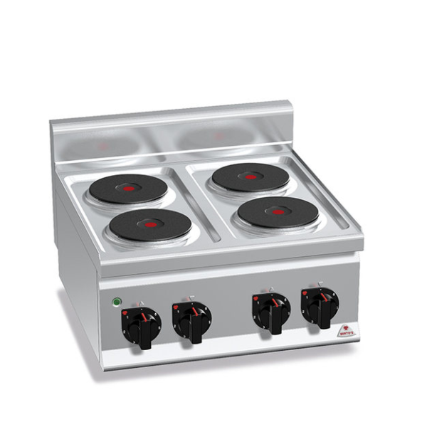 CUCINA ELETTRICA 4 PIASTRE TONDE TOP - SERIE 60