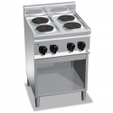 CUCINA ELETTRICA 4 PIASTRE TONDE SU VANO - SERIE 60