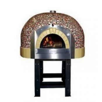 Forno a Legna con Decorazione a Mosaico