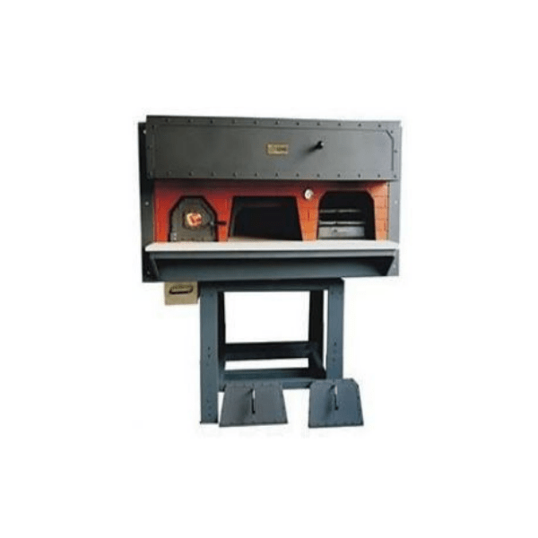 Four à pizza à bois avec chambre de combustion séparée et barbecue