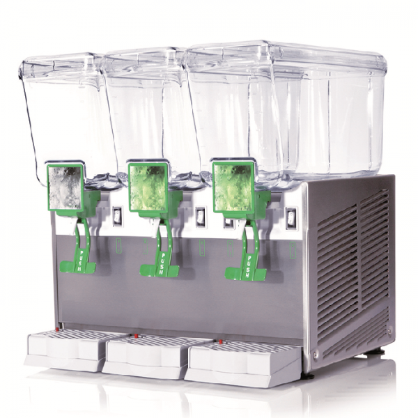 Distributeur de boissons froides avec 3 bidons de 12 litres