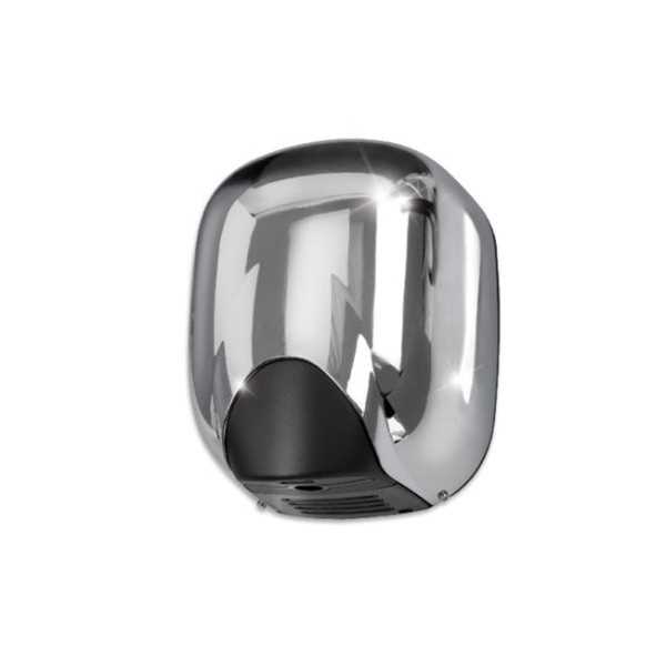 SÈCHE-MAINS ÉLECTRIQUE ZEFIRO EN ALUMINIUM CHROMÉ SANS ÉLÉMENT CHAUFFANT NI PALE D'AIR SÈCHE-MAINS ÉLECTRIQUE ZEFIRO EN ALUMINIUM CHROMÉ SANS ÉLÉMENT CHAUFFANT NI PALE D'AIR