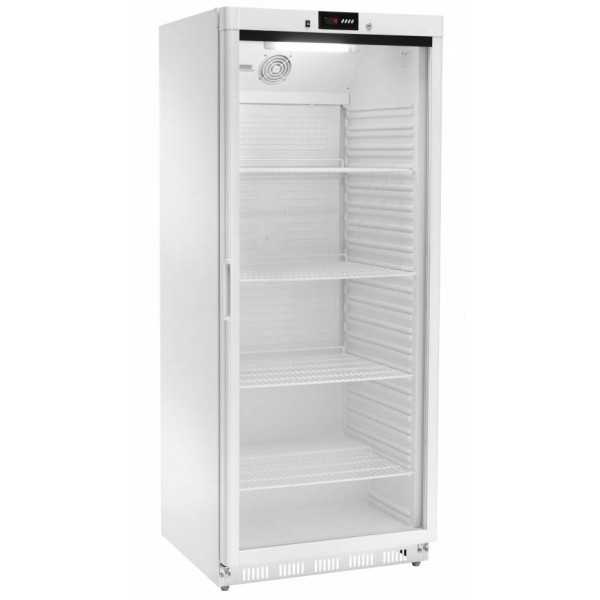 Espositore refrigerato statico digitale positivo +2 +8°C 580LT Con porta a vetri