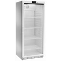 Armadio refrigerato statico digitale positivo 0 +8°C 580LT Acciaio Inox + porta a vetri