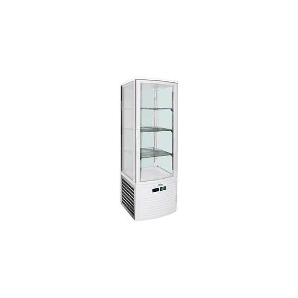 VITRINE RÉFRIGÉRÉE VERTICALE - VITRÉE SUR 4 CÔTÉS - VENTILÉE - CAPACITÉ 235 Lt -