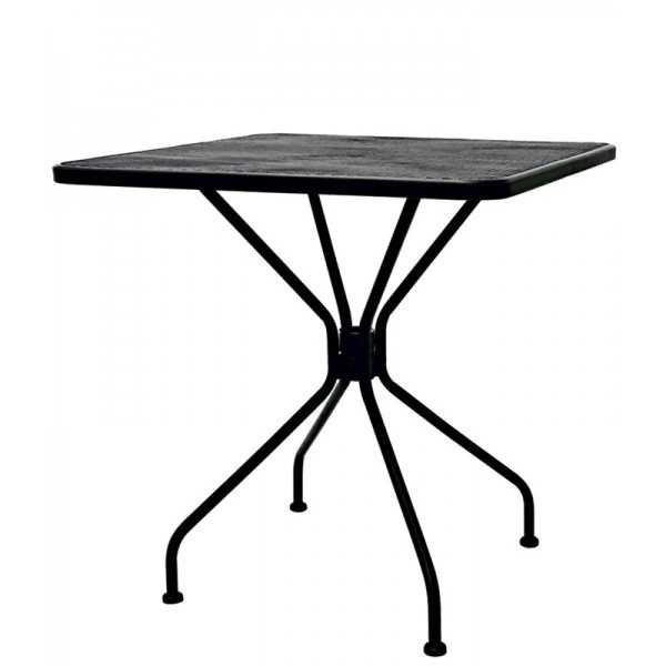 Table carrée Structure en métal peint Mod. 130 Table carrée Structure en métal peint Mod. 130