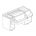 WORKSTATION PER COCKTAIL IN ACCIAIO INOX