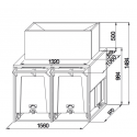 SERBATOIO SU CARRELLI CAPACITA\' 266 kg