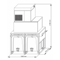 SERBATOIO SU CARRELLI CAPACITA\' 266 kg